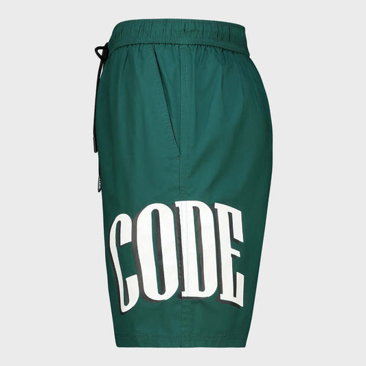 Code Mens Pool Shorts Green