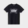Code Mens Fine Line Glossy Tee Black