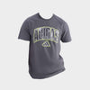 Adidas Mens Camo Script Tee Grey