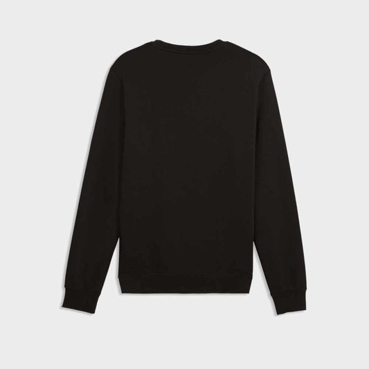 PUMA MENS Essentials Small No 1 Logo Centered Crew Top BLACK