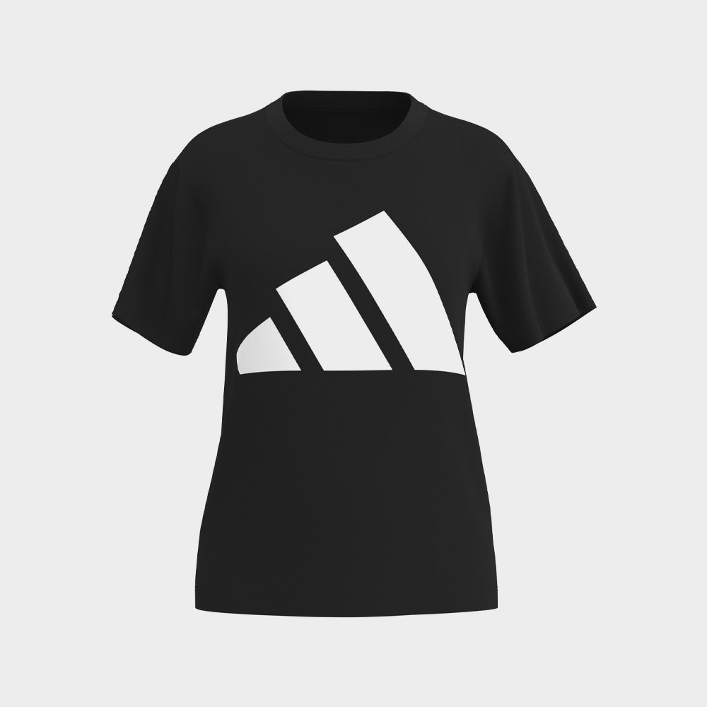 Adidas Womens Essentials Big Logo Cotton Tee Black