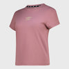 Umbro Womens Ideal Fitted Tee Pink