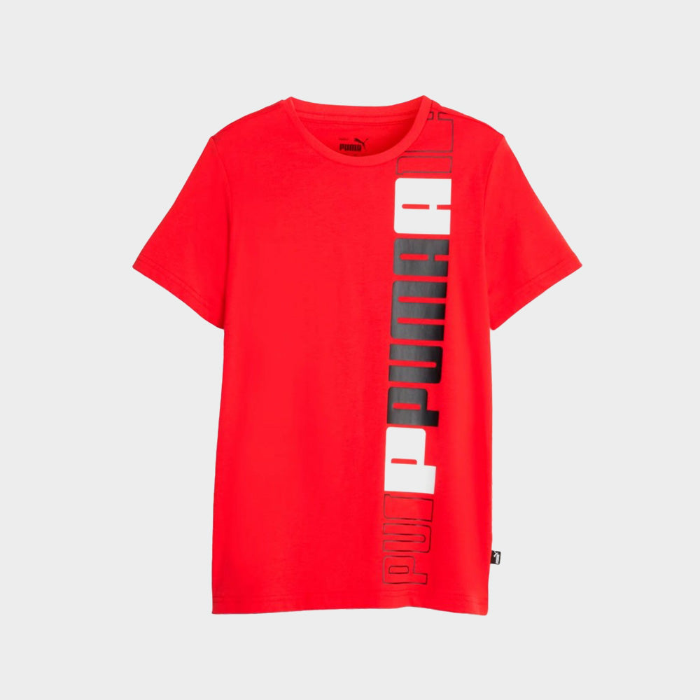 Yth Ess+ Logo Lab Tee B _ 173769 _ Red