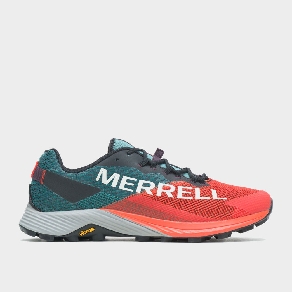 Merrell Mens Mtl Long Sky 2 Trail Running Shoe Orange Multi 173931 Tekkie Town