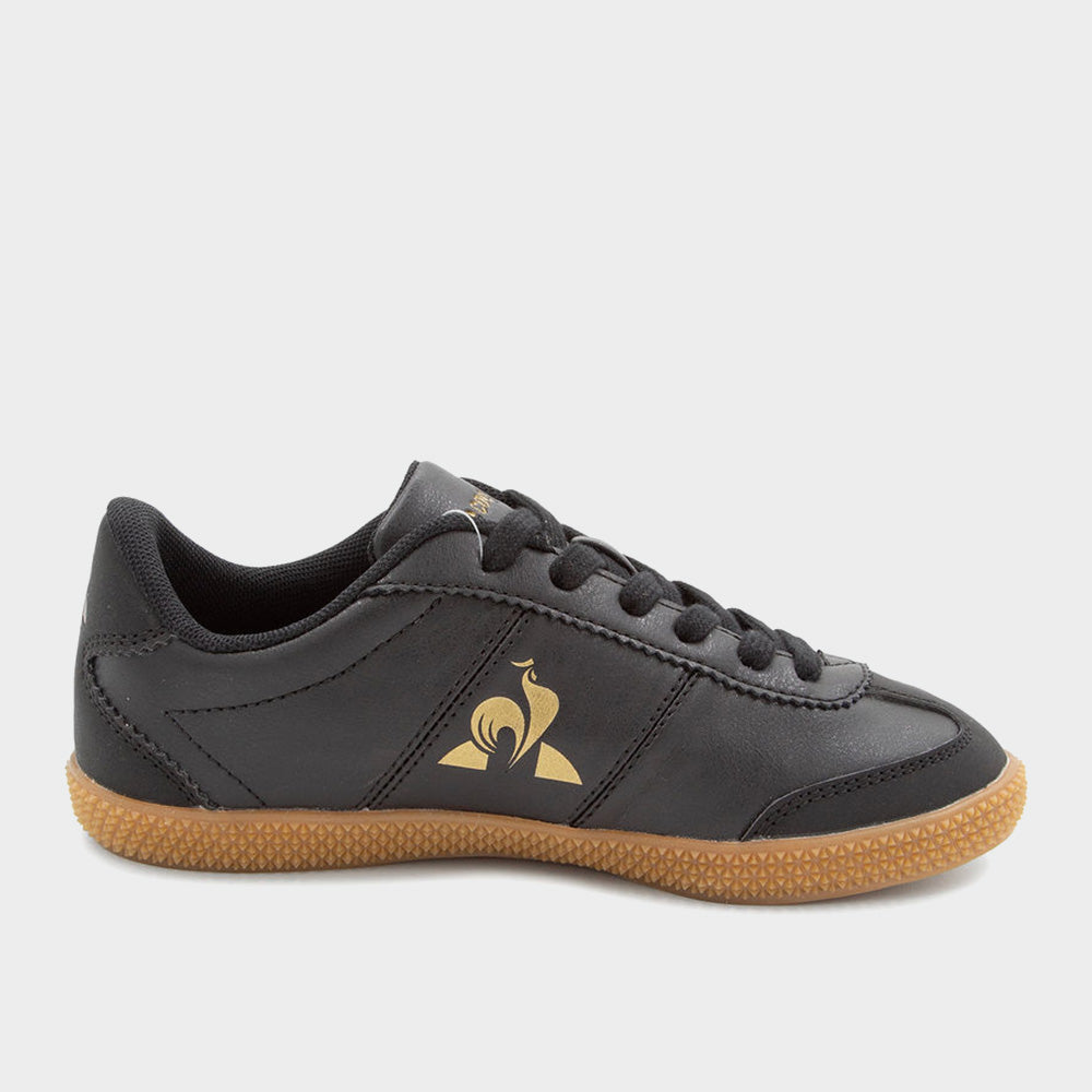 Le Coq Sportif Mens Mexico Ii PU Sneaker Black Gum 180525 Black Tekkie Town