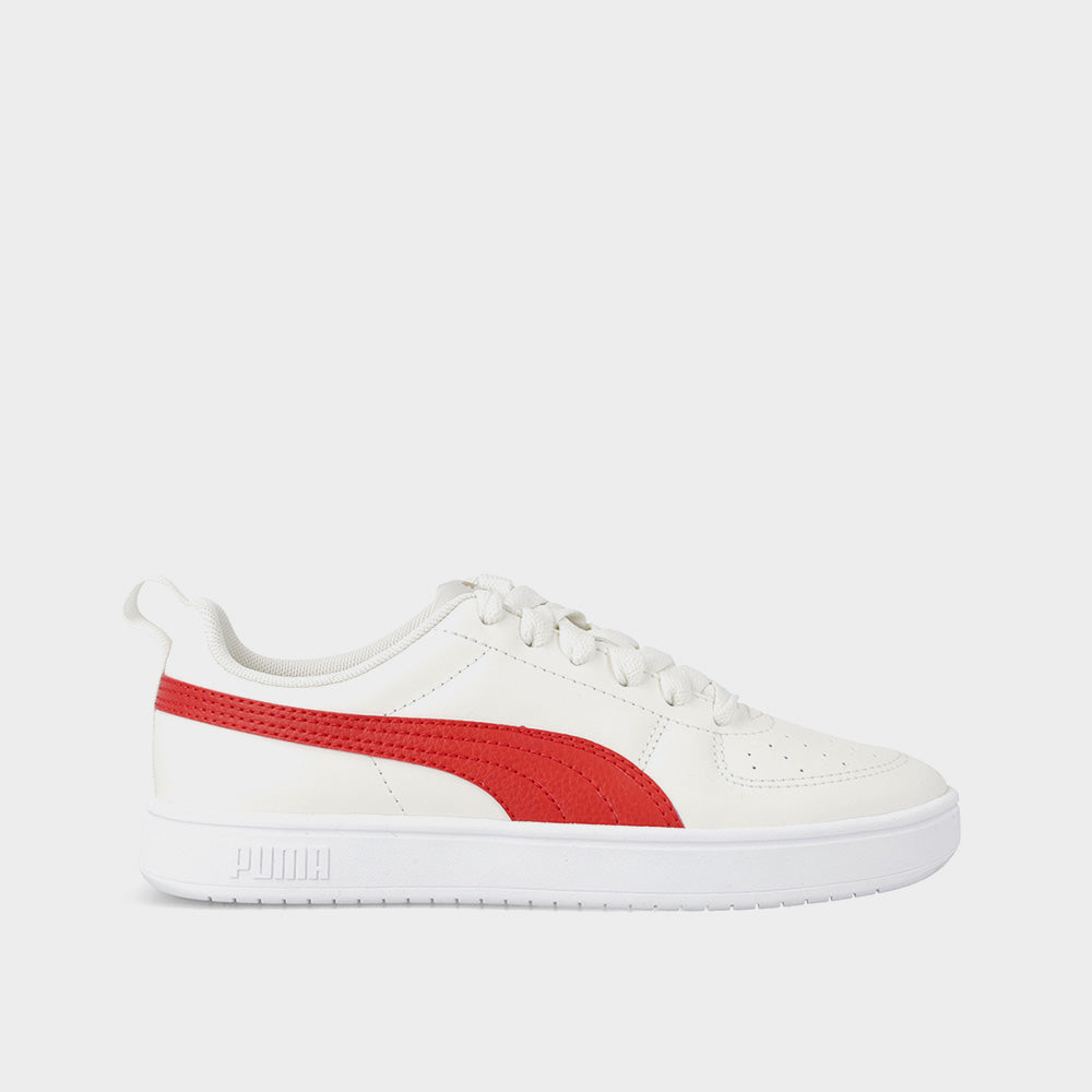 Puma Youth Rickie Jr Sneaker White/Red _ 180767 _ White