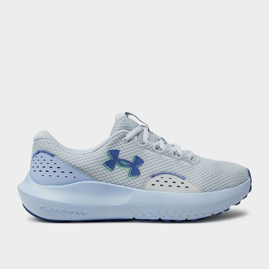 Under Armour Women's Charged Surge 4 Running Grey/blue _ 180855 _ Grey