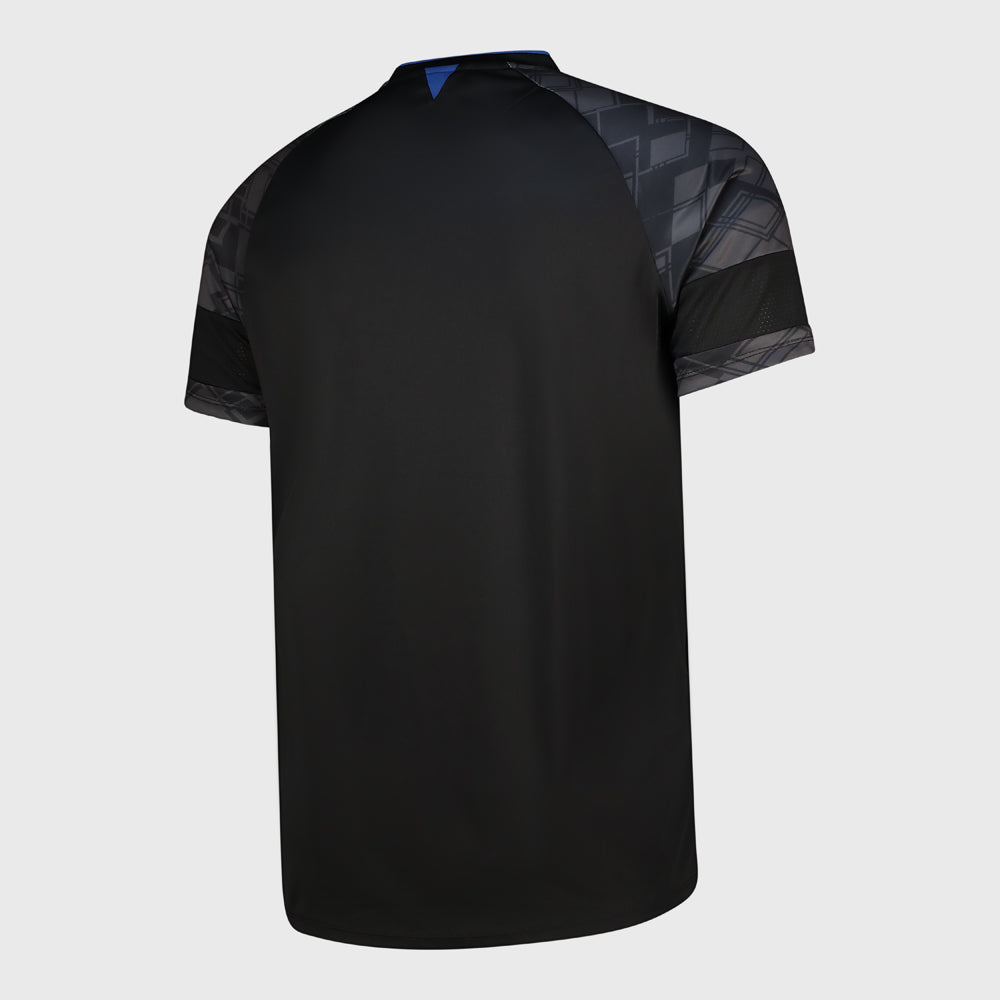 Umbro Mens Pro Training Graphic Sleeve Jersey Black/Blue _ 181264 _ Black