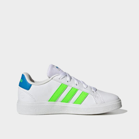 Adidas Youth Grand Court 2.0 Sneaker White/green _ 181338 _ White