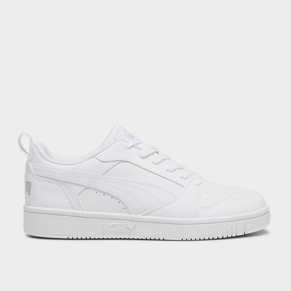 Puma Mens Rebound V6 Low Sneaker White/white _ 181373 _ White