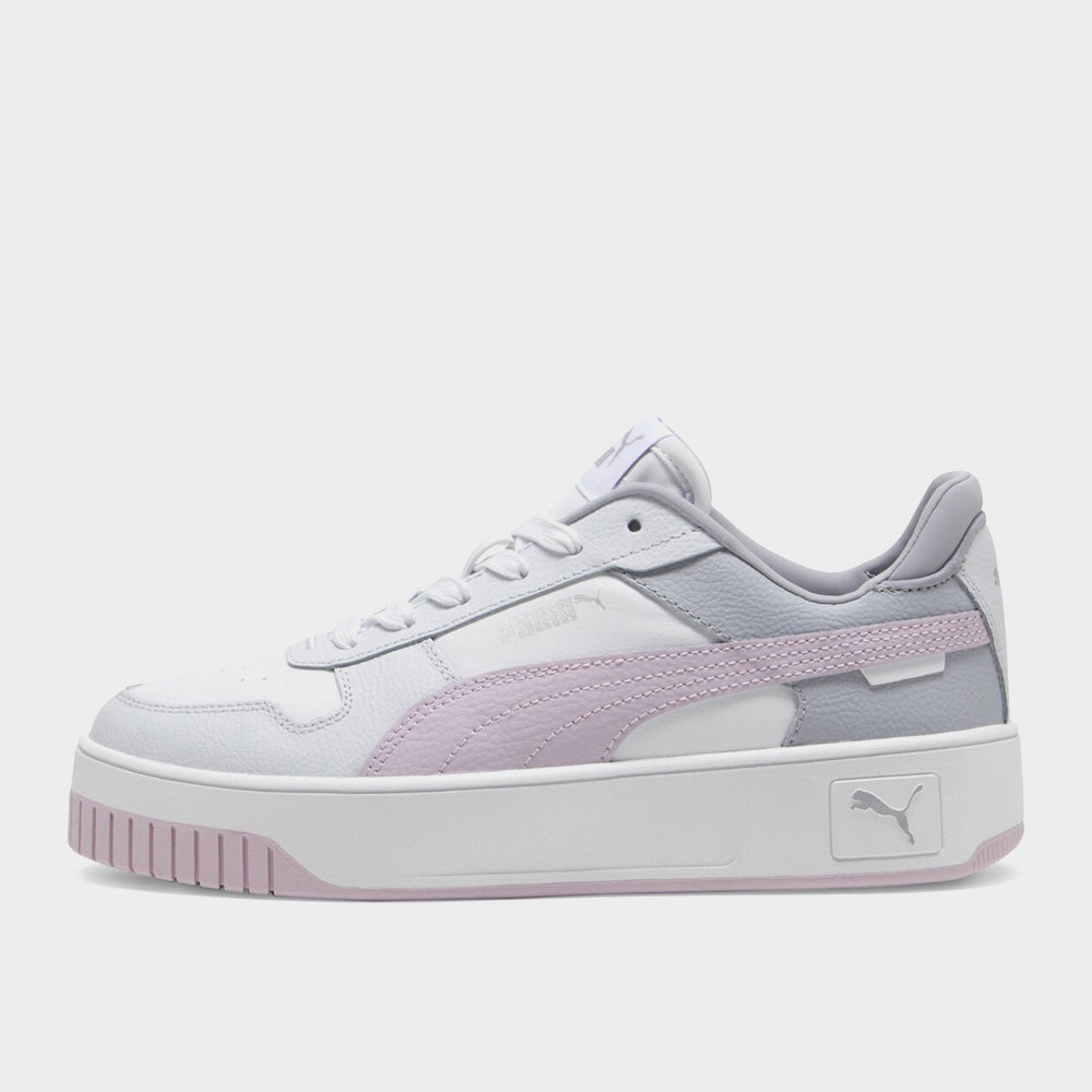 Puma Women's Carina Street Sneaker White/grey/violet _ 181398 _ White