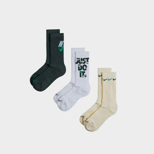 Nike Unisex Everyday Plus Cushioned Socks White/Multi _ 181464 _ White