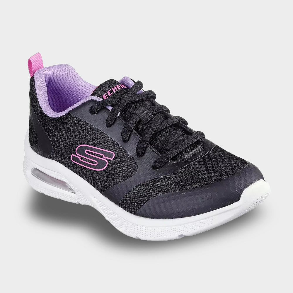 Skechers Women's Microspec Max Sneaker Black/violet _ 181493 _ Black