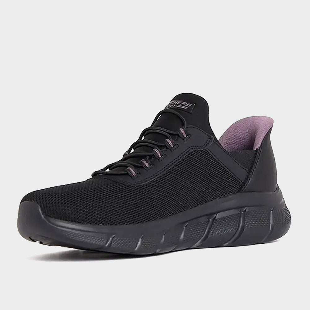 Skechers Women's Bobs B Flex Sneaker Black/violet _ 181499 _ Black