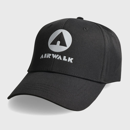 Airwalk Unisex Bold Logo Peak Cap Black _ 181519 _ Black