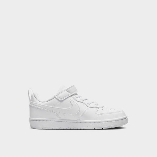 Nike Kids Court Borough Low Recraft Sneaker White/white _ 181628 _ White