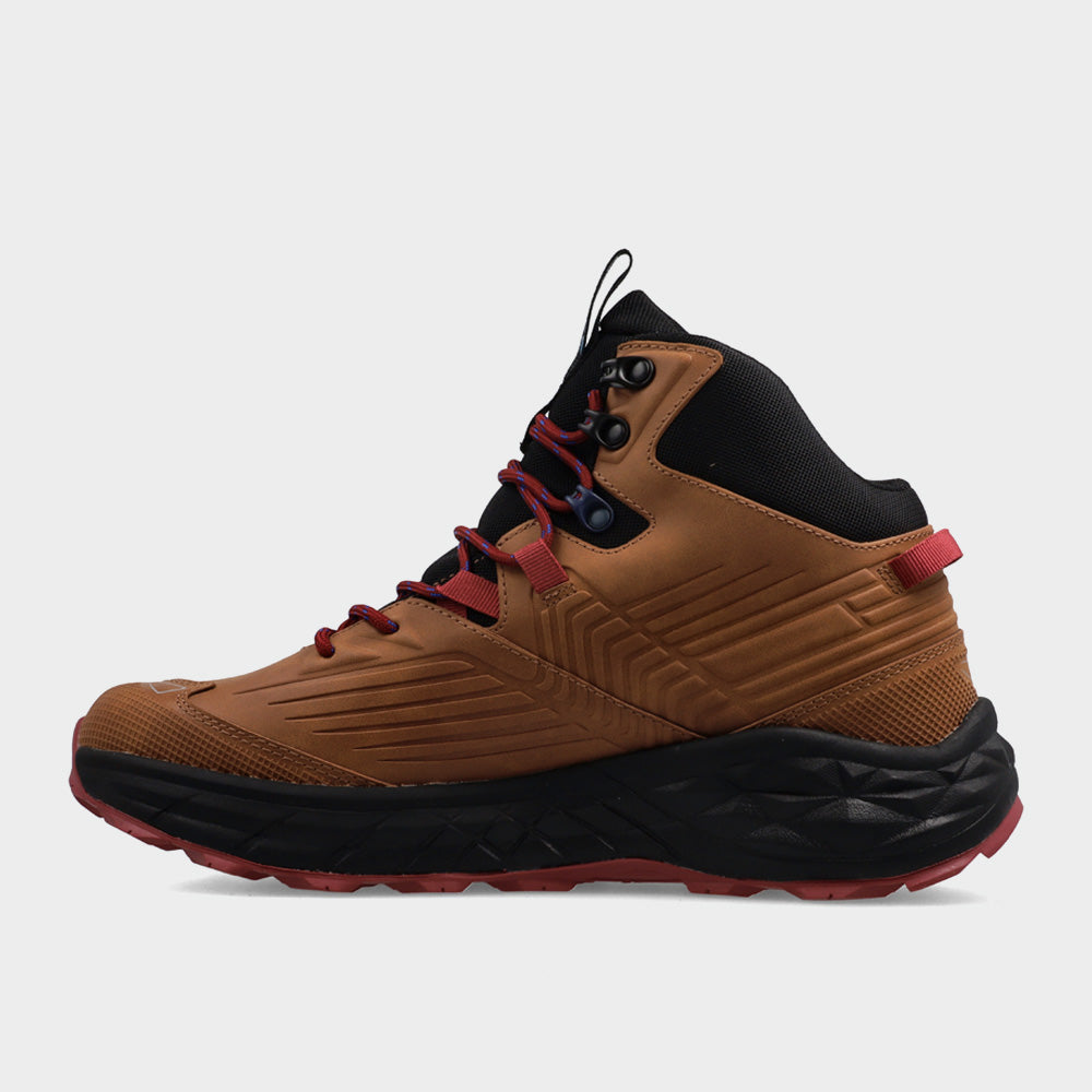 HI-Tec Mens Fuse Trek Mid Wp Outdoor Sneaker Brown/black _ 181648 _ Brown