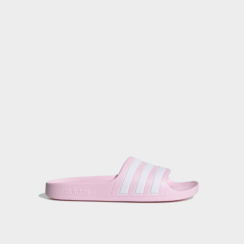 Adidas Junior Kids Adilette Aqua White Pink Sandals