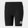 Puma Womens Essential Logo Short Leggings Black