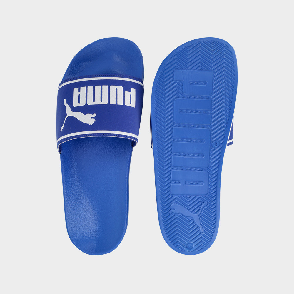 Puma Mens Poolcat Slide Zadp Blue White 182161 Blue Tekkie Town