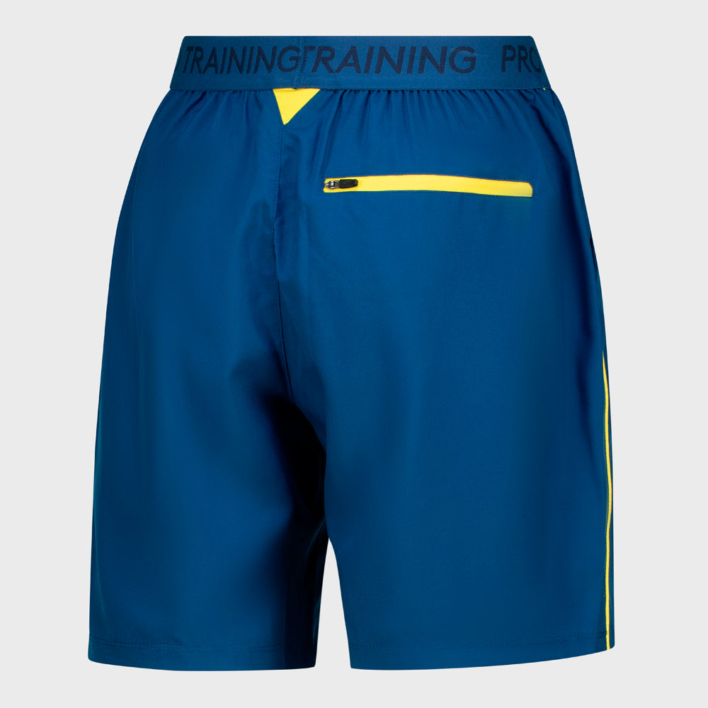 Umbro Mens Pro Training Woven Short Blue/Yellow _ 182177 _ Blue