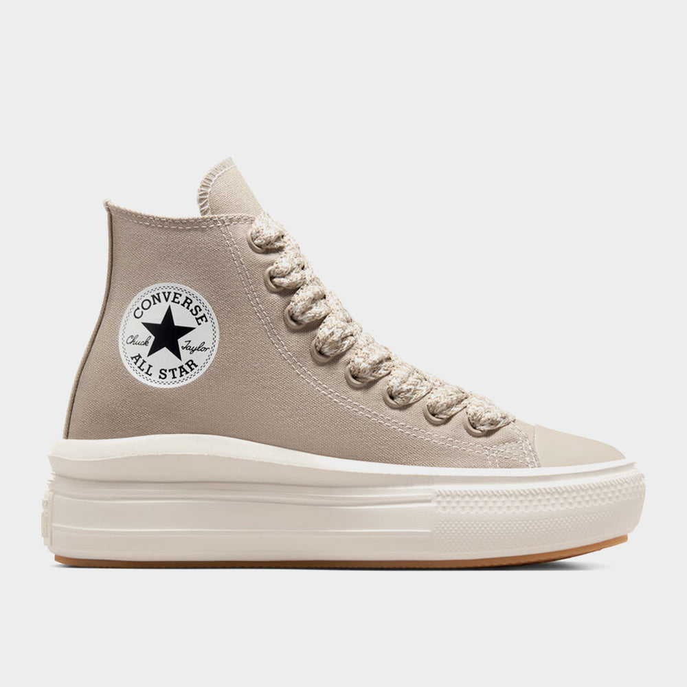 Leather All Star Beige Platform Converse CHUCK TAYLOR ALL STAR
