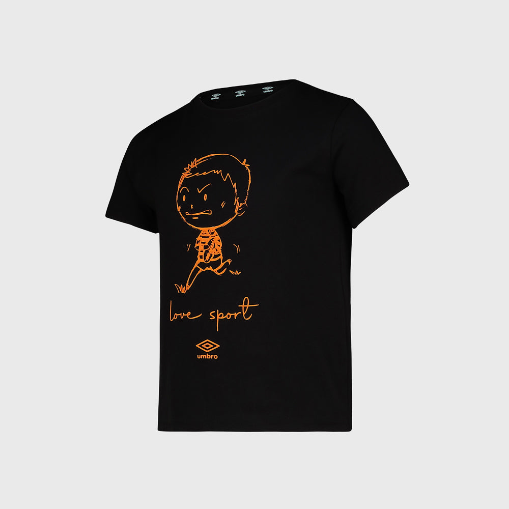 Umbro Kids Clive Tee Black/Orange _ 182444 _ Black