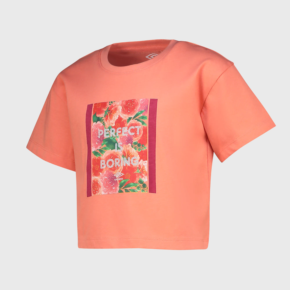 Umbro Junior Kids Miller Multi Orange T Shirt