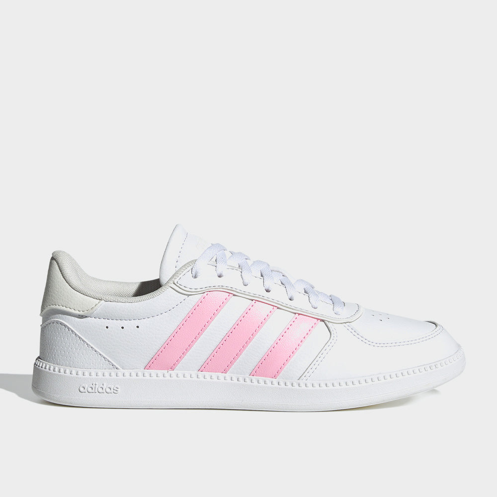 Adidas Womens Breaknet Sleek Sneaker White pink 182671 White Tekkie Town