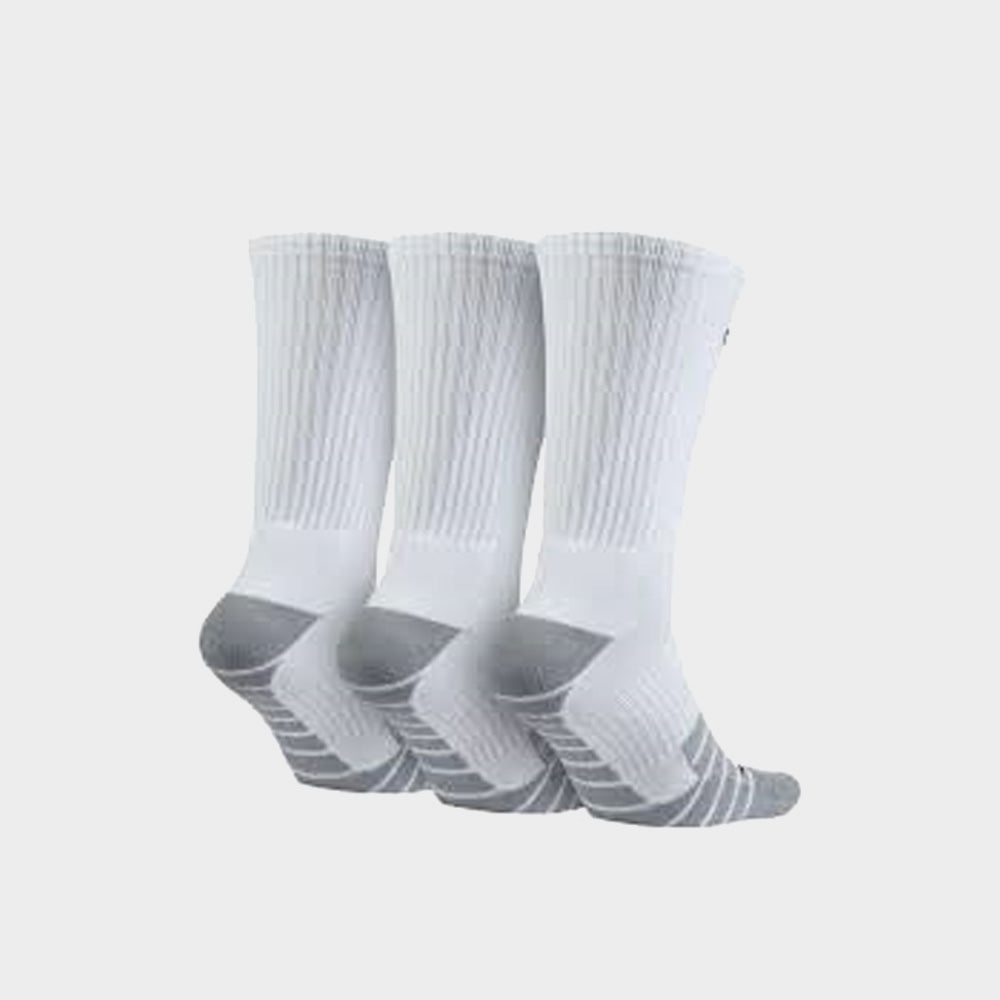 Nike Unisex Everyday Max Cushioned 3pk Crew Socks White/Multi _ 182814 _ White