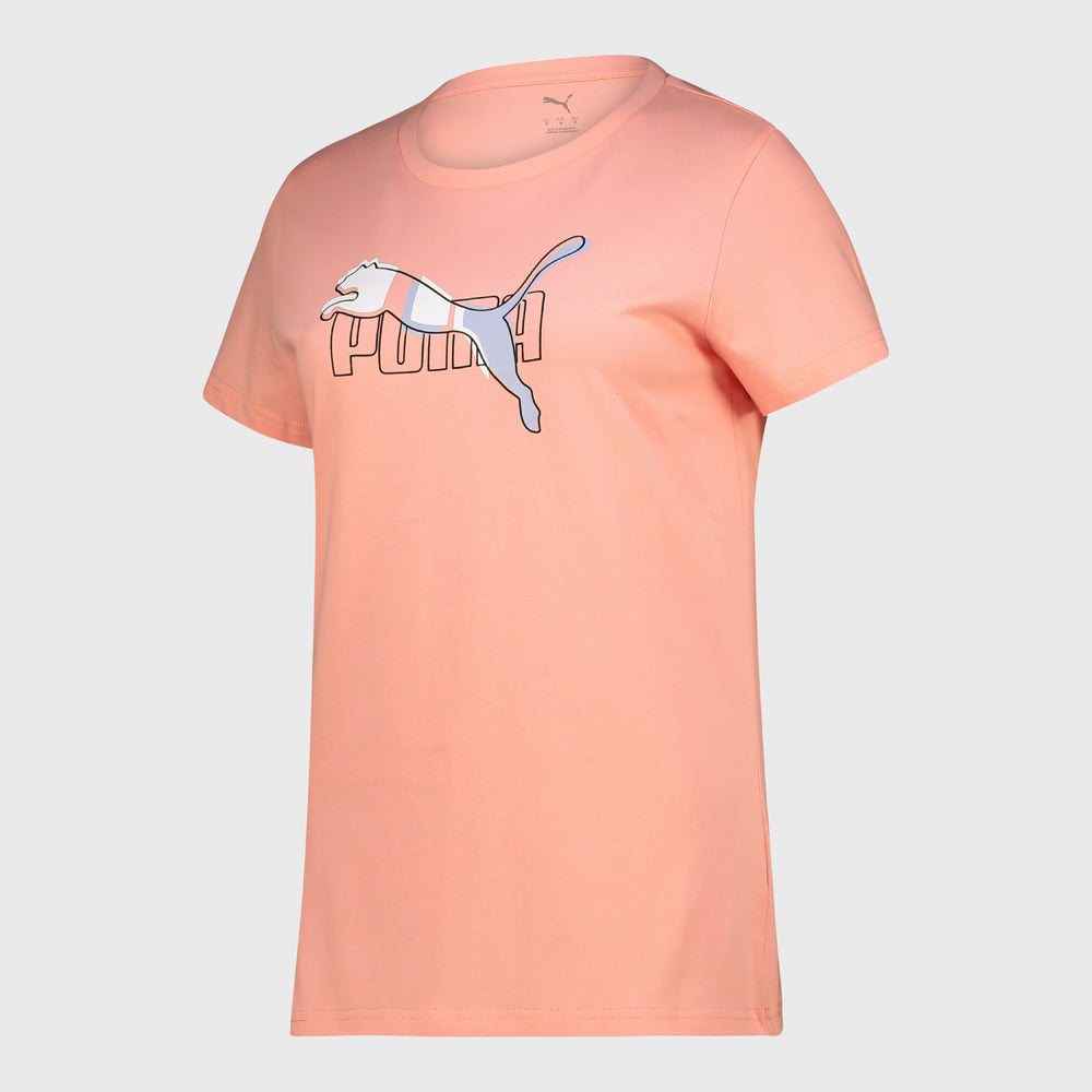 Puma Womens Essential Logo Lab Tee _ 183314 _ White
