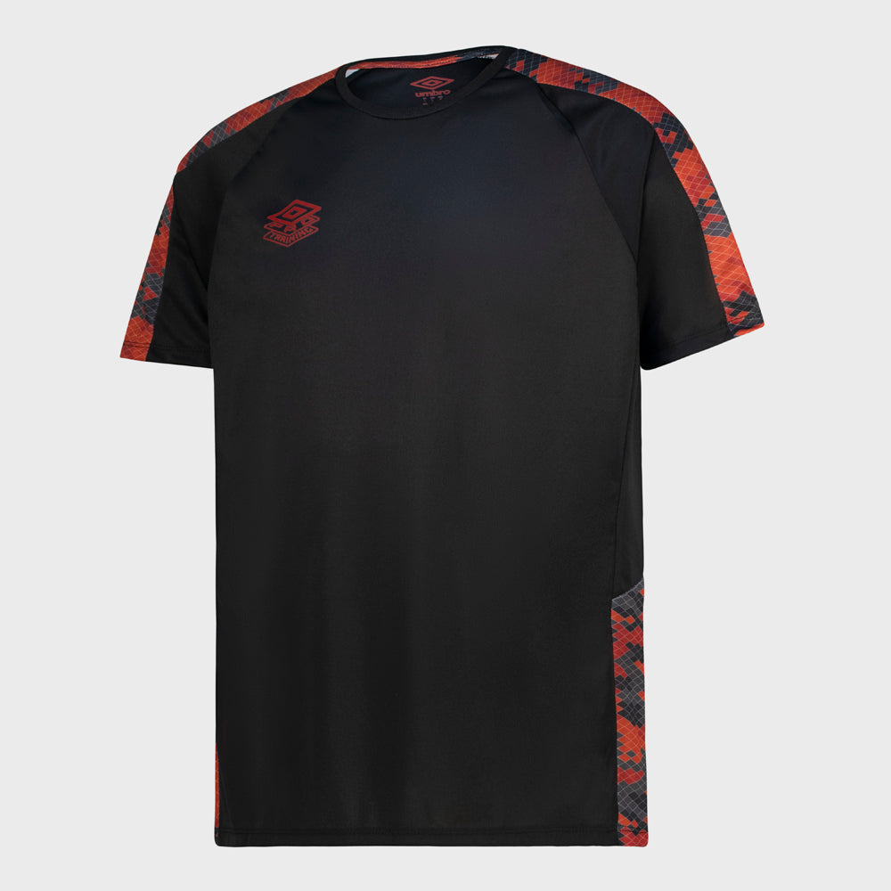 Umbro Mens Pro Training Active Jersey Black/Red_ 183417 _ Black