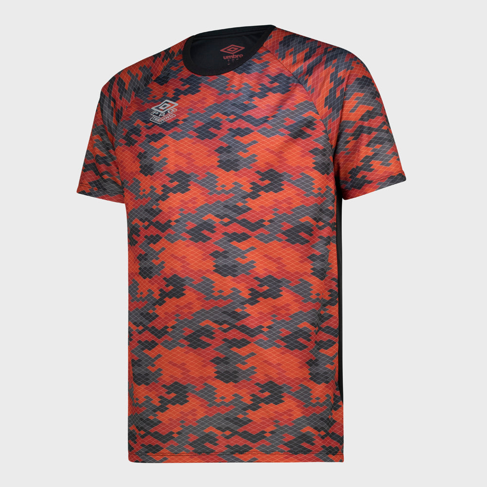 Umbro Mens Pro Training Se Graphic Jersey Black/Red _ 183418 _ Black