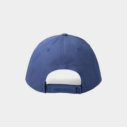 Code Logo Printed Peak Cap Blue