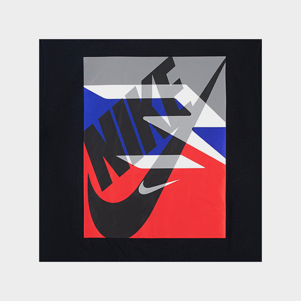 Nike Youth Rwb Gradient Box Logo Tee Black/Multi _ 184427 _ Black