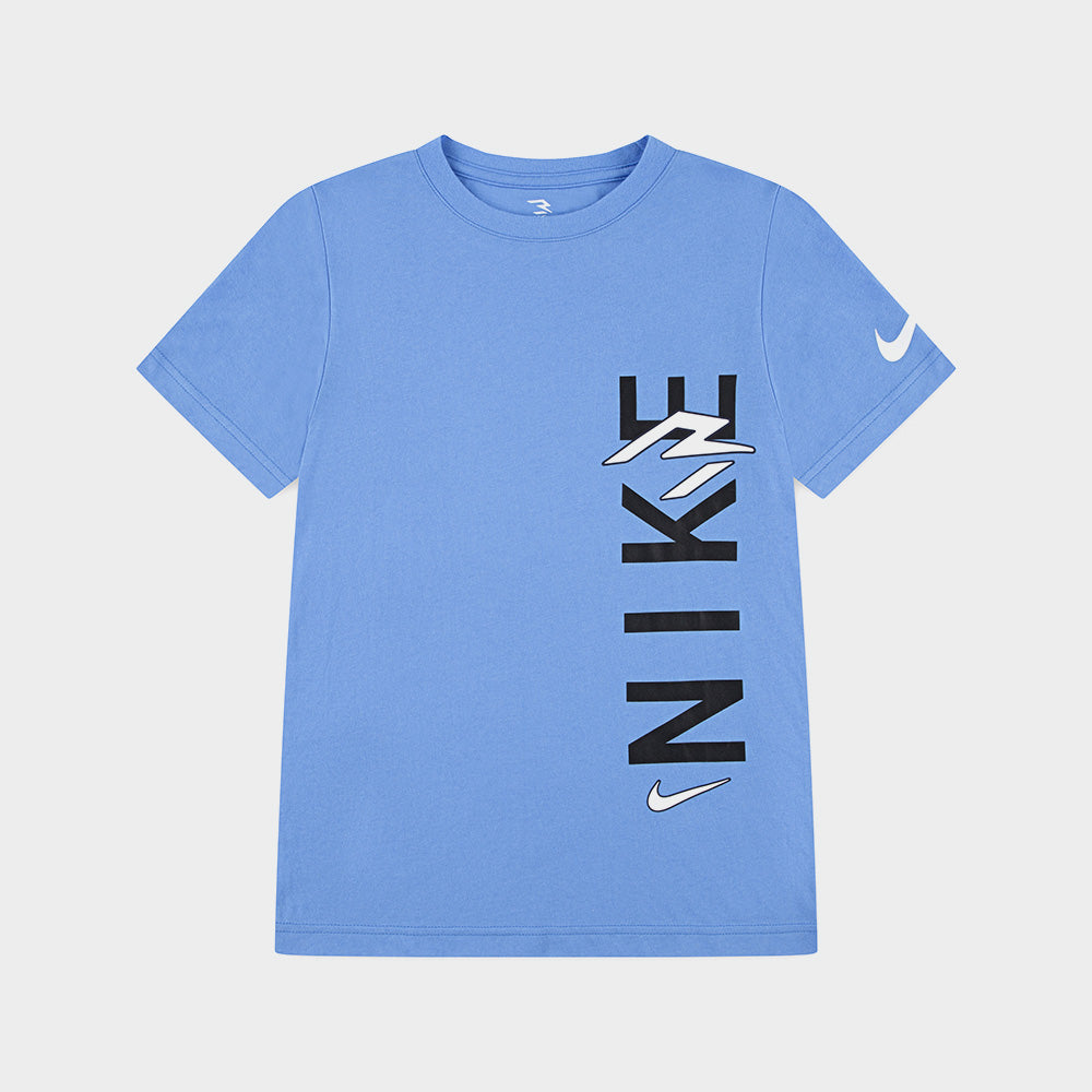 Nike Youth Rwb Vertical Wordmark Tee Blue/Black _ 184428 _ Blue