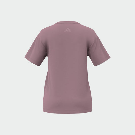 Adidas Womens Floral Tee Pink