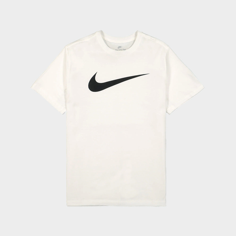 mens white and black nike shirt