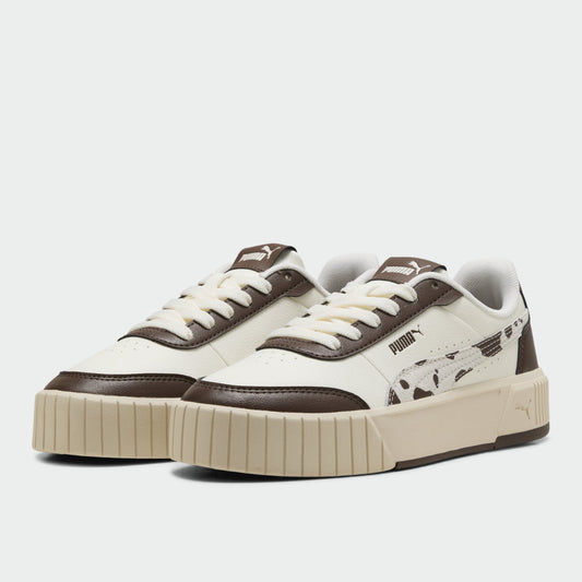 Puma Womens Carina Mia Wild Sneakers Brown