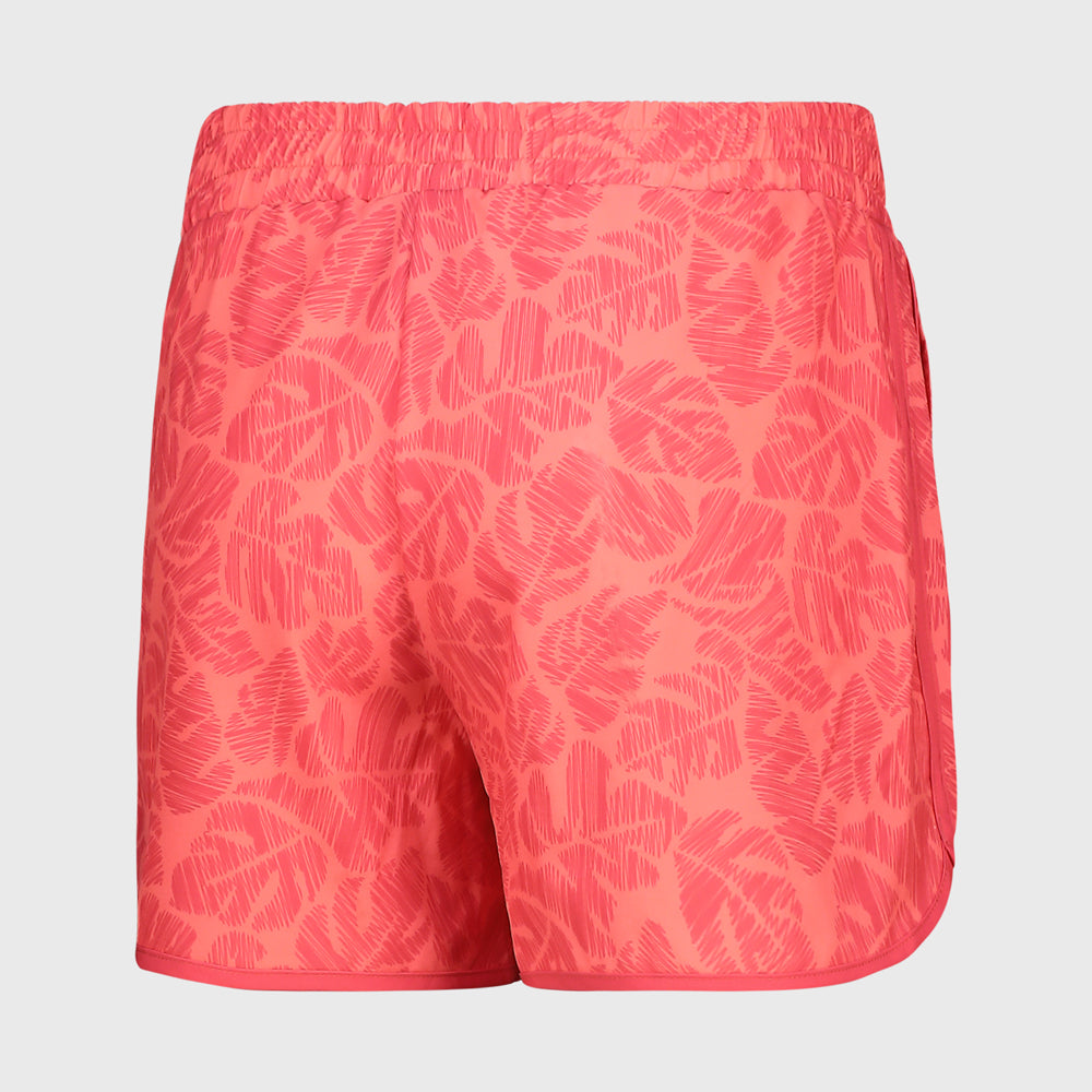 Umbro Womens Ella All Over Print Split Shorts Pink