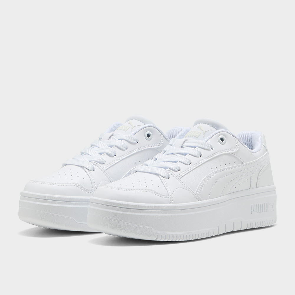 Puma Womens Rebound Femme Low Sneakers White