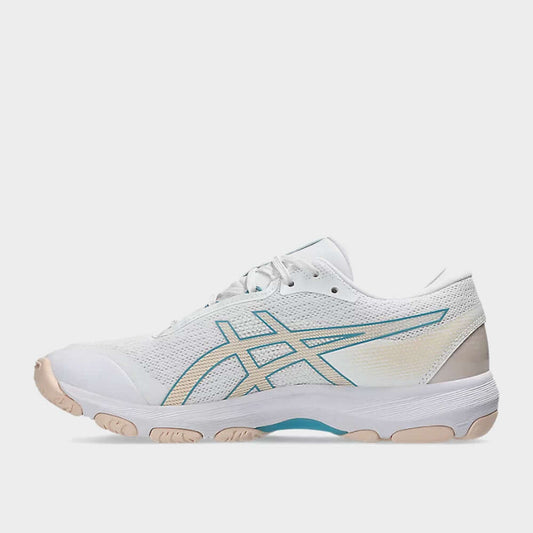ASICS WOMENS Netburner Academy Netball Shoes WHITE