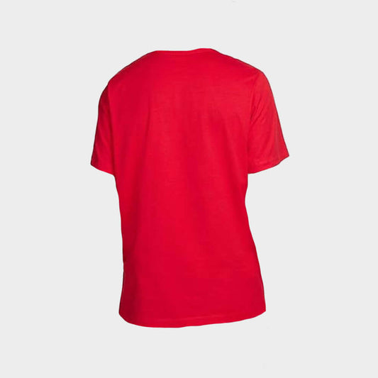 NIKE MENS Just Do It Verbiage Tee RED
