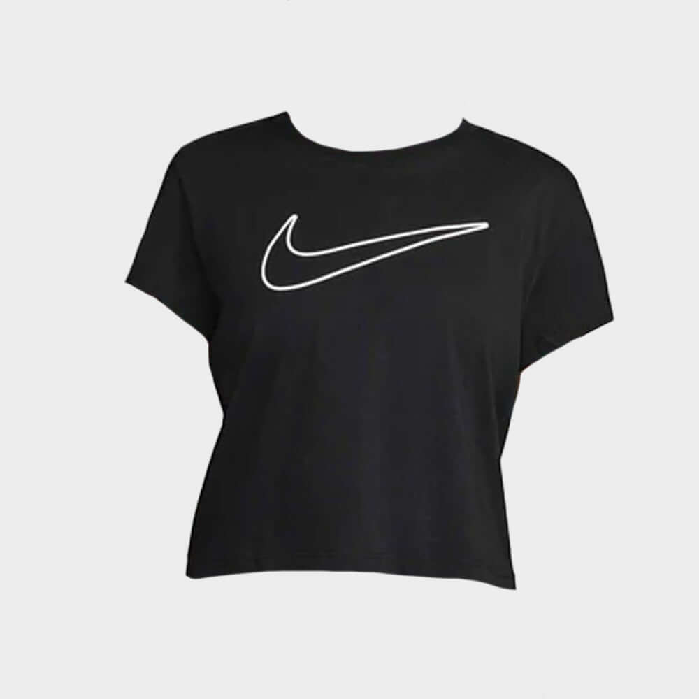 Nike Womens Graphic Short Sleeve Tee Black