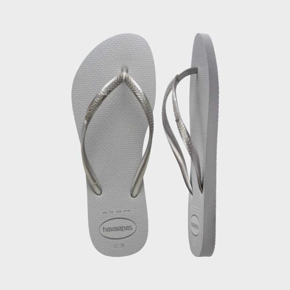 Havaianas Womens Slim Thong Sandals Grey