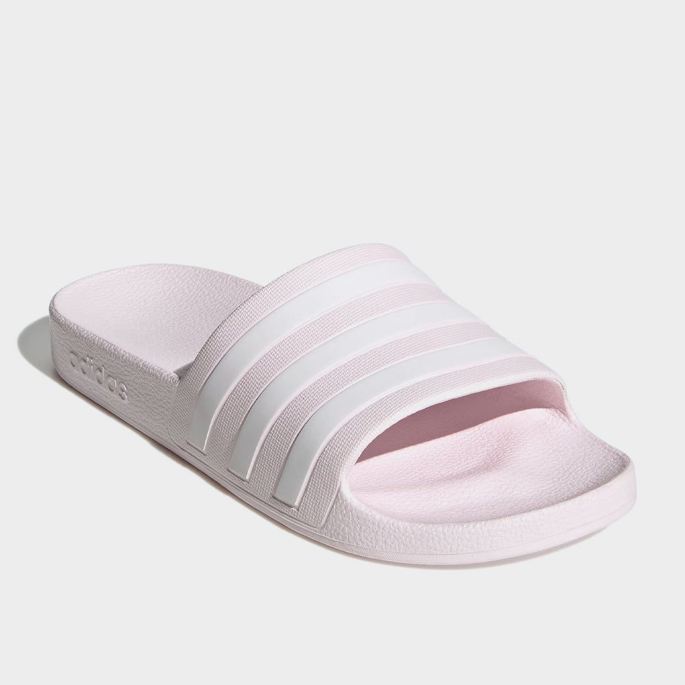 Adidas Womens Adilette Aqua Slides Pink