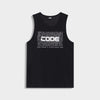 Code Mens Graphic Vest Black