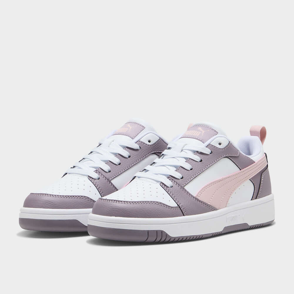 Puma Womens Rebound V6 Low Sneakers Purple