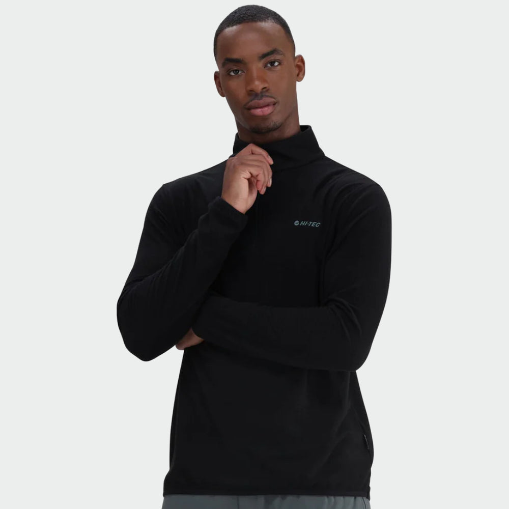 HI-TEC MENS Mens Tech Quater Zip BLACK – Tekkie Town