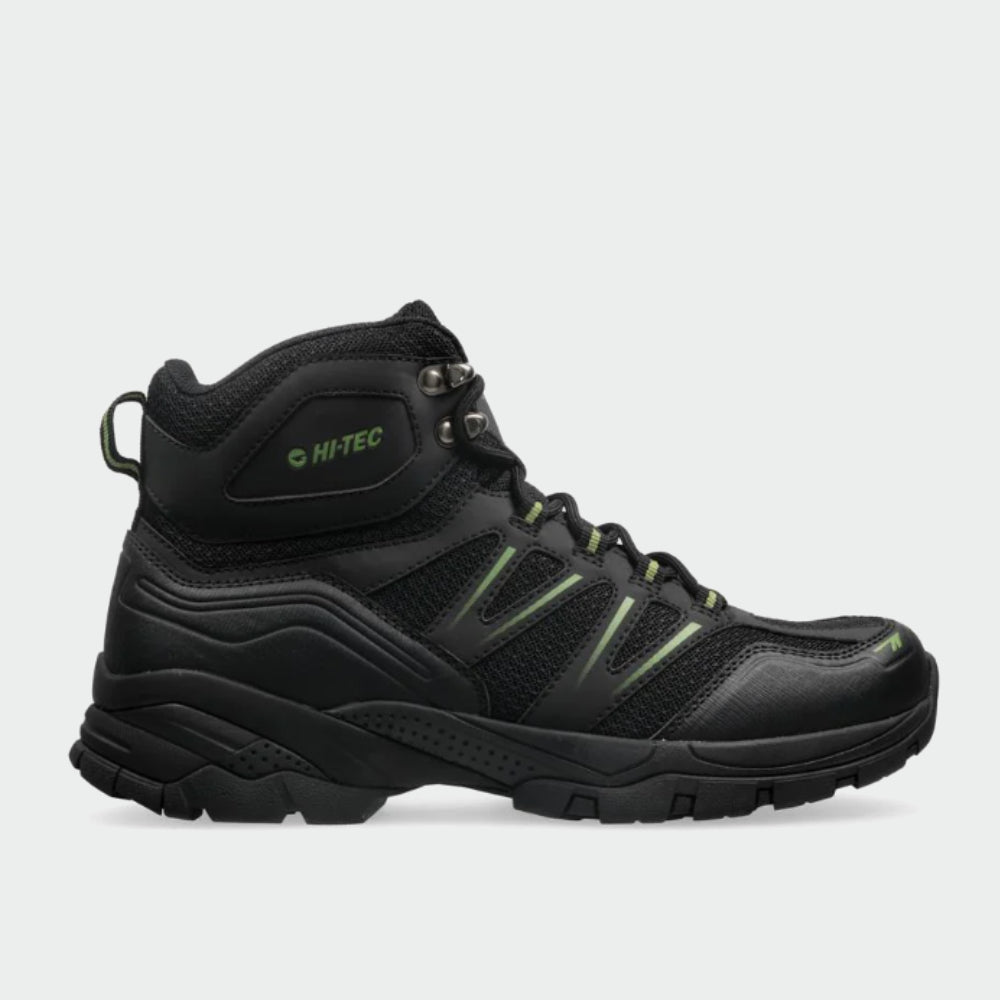 HI-TEC MENS Grand Canaria Mid Outdoor Shoes BLACK – Tekkie Town